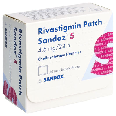 RIVASTIGMIN Patch Sandoz 5 4.6 mg/24h 30 Stk