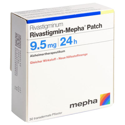 RIVASTIGMIN Mepha Patch 9.5 mg/24h TTS Btl 30 Stk