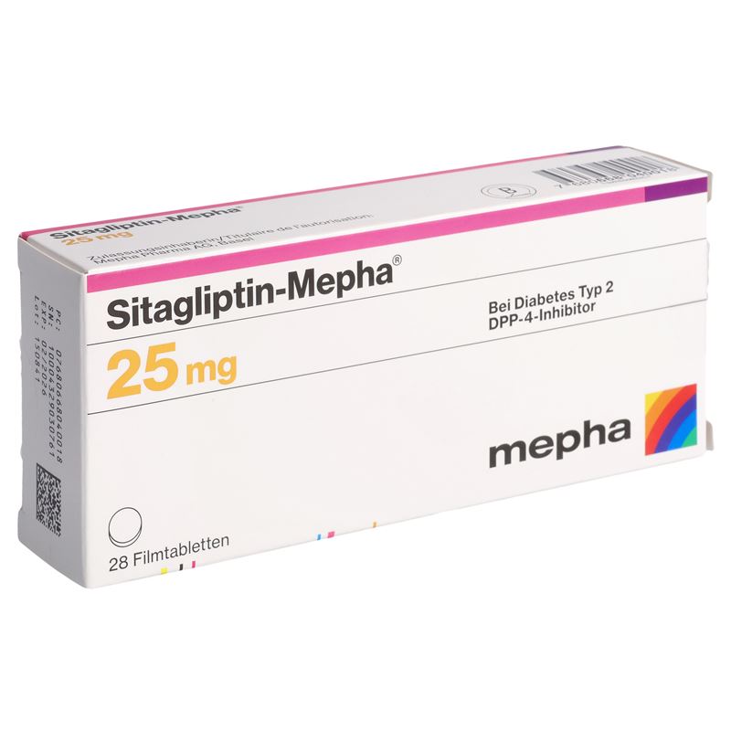 SITAGLIPTIN Mepha Filmtabl 25 mg 28 Stk