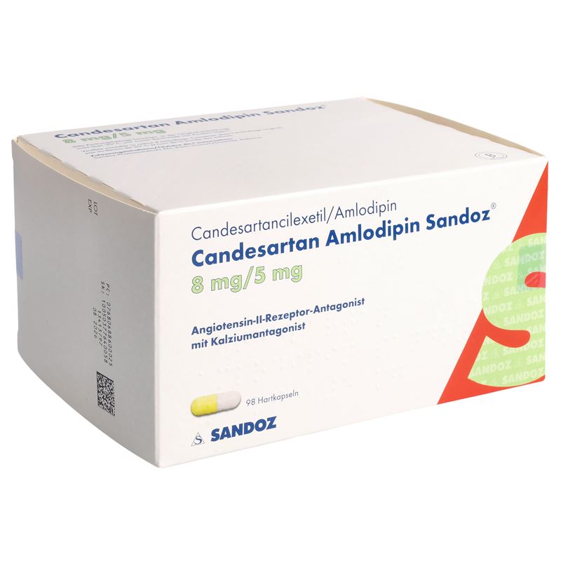 CANDESARTAN Amlodipin Sandoz Kaps 8/5mg 98 Stk
