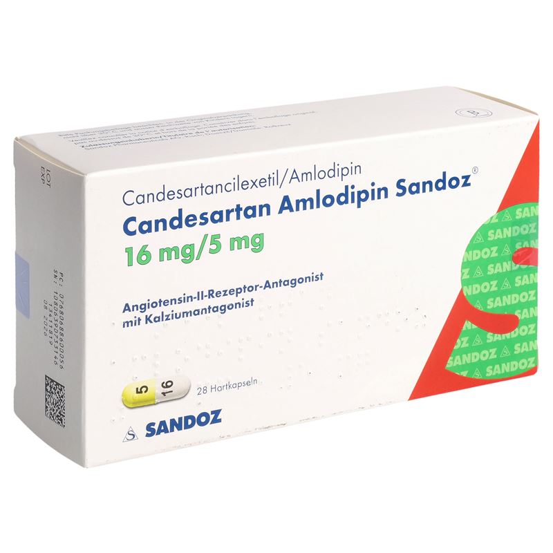 CANDESARTAN Amlodipin Sandoz Kaps 16/5mg 28 Stk