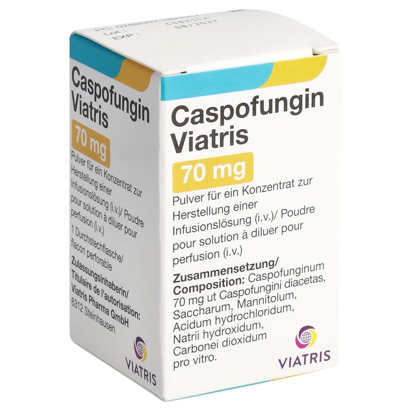 CASPOFUNGIN Viatris Trockensub 70 mg Durchstf