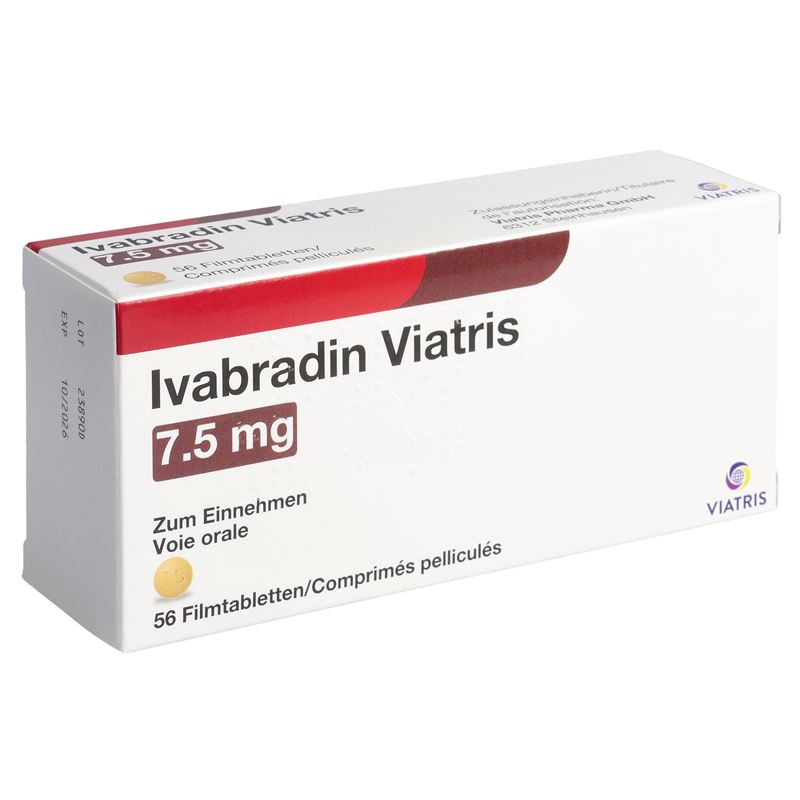 IVABRADIN Viatris Filmtabl 7.5 mg 56 Stk