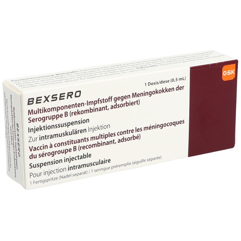 BEXSERO Inj Susp m Nadel Fertspr 0.5 ml