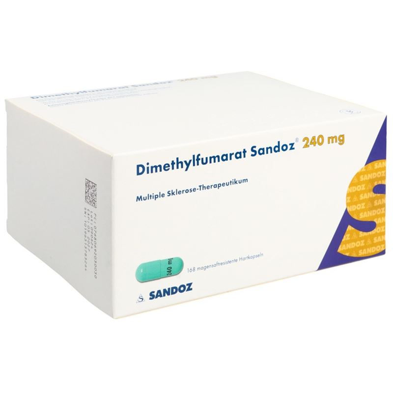 DIMETHYLFUMARAT Sandoz Kaps 240 mg 168 Stk