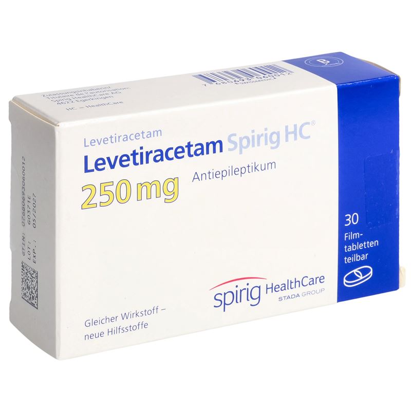 LEVETIRACETAM Spirig HC Filmtabl 250 mg (n) 30 Stk