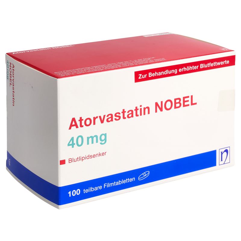 ATORVASTATIN NOBEL Filmtabl 40 mg 100 Stk