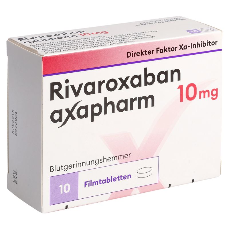 RIVAROXABAN axapharm Filmtabl 10 mg 10 Stk