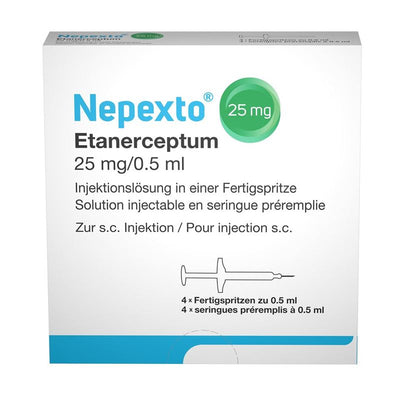NEPEXTO Inj Lös 25 mg/0.5ml Fertigspr 4 x 0.5 ml
