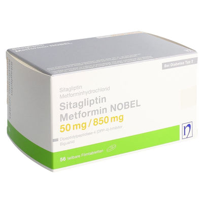 SITAGLIPTIN Metformin NOBEL 50/850 mg 56 Stk