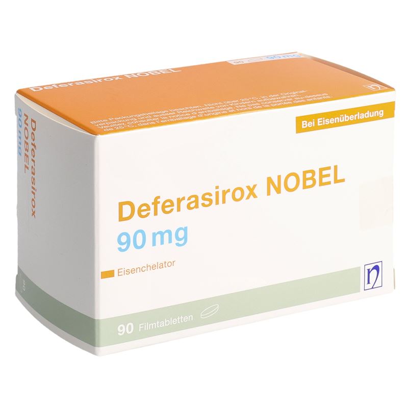 DEFERASIROX NOBEL Filmtabl 90 mg 90 Stk