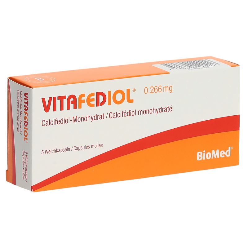 VITAFEDIOL Weichkaps 0.266 mg 5 Stk