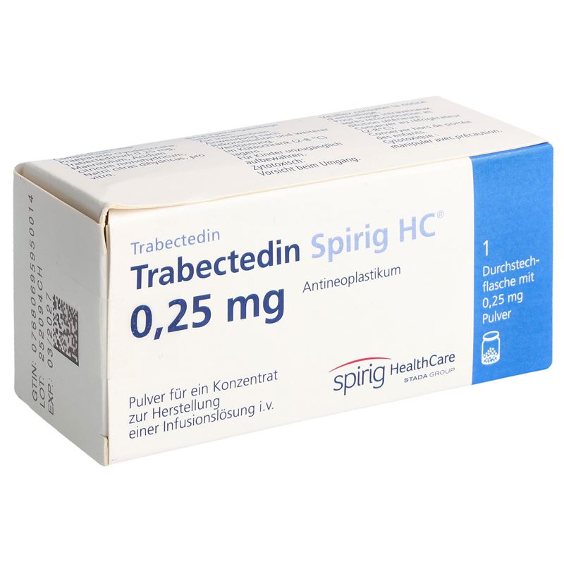 TRABECTEDIN Spirig HC Trockensub 0.25 mg Durchstf