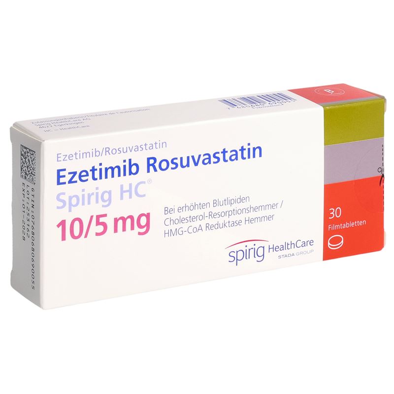 EZETIMIB ROSUV Spirig HC Filmtabl 10/5mg 30 Stk