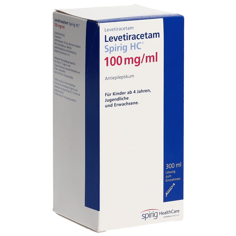 LEVETIRACETAM Spirig HC Lös 100 mg/ml Fl 300 ml