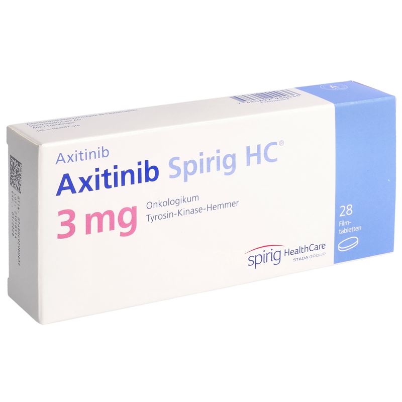AXITINIB Spirig HC Filmtabl 3 mg 28 Stk