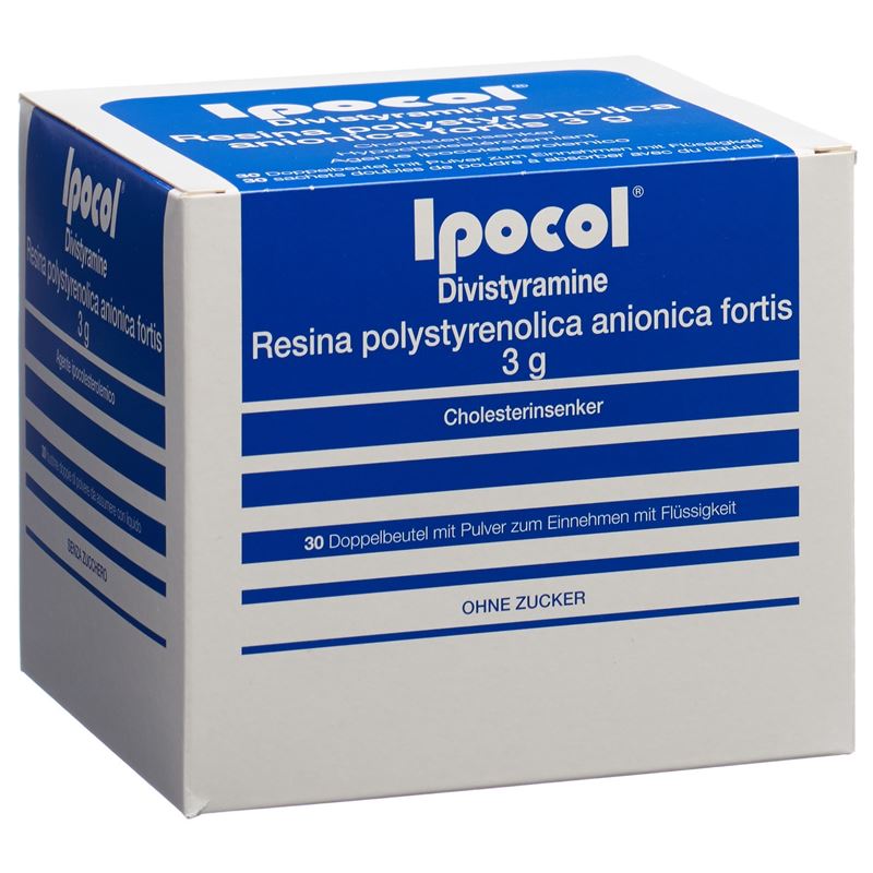 IPOCOL Divistyramine Plv 30 Dppl Btl 3 g