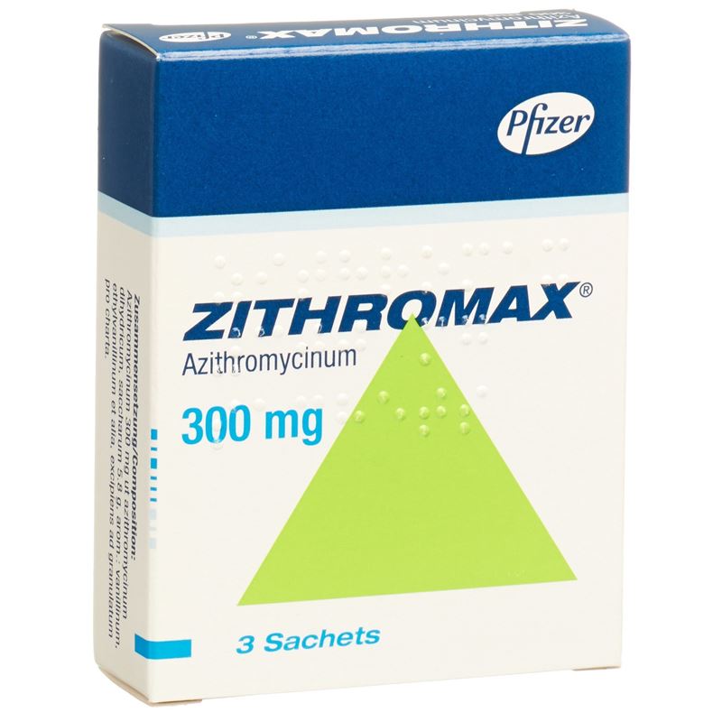 ZITHROMAX Plv 300 mg für Suspension Btl 3 Stk