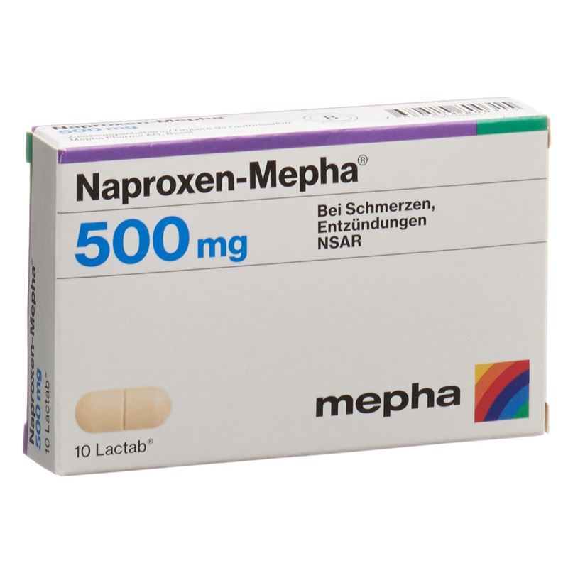 NAPROXEN Mepha Filmtabl 500 mg 10 Stk