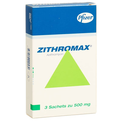 ZITHROMAX Plv 500 mg für Suspension Btl 3 Stk