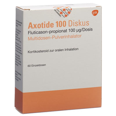 AXOTIDE Diskus Multidosen 100 mcg 60 Dos