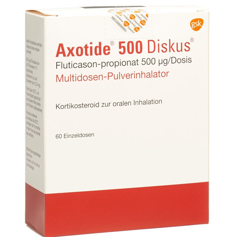 AXOTIDE Diskus Multidosen 500 mcg 60 Dos