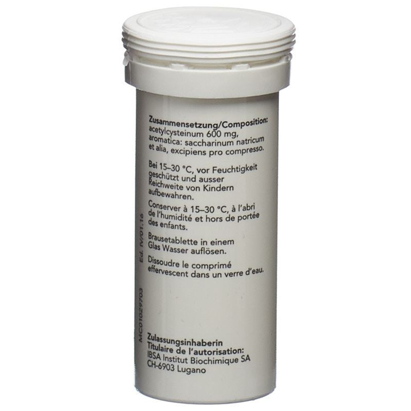 SOLMUCOL Brausetabl 600 mg 10 Stk - CONTENTBACK