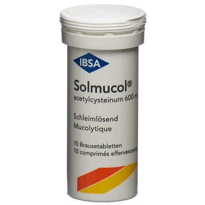 SOLMUCOL Brausetabl 600 mg 10 Stk - CONTENTFRONT