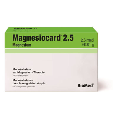 MAGNESIOCARD Filmtabl 2.5 mmol 100 Stk