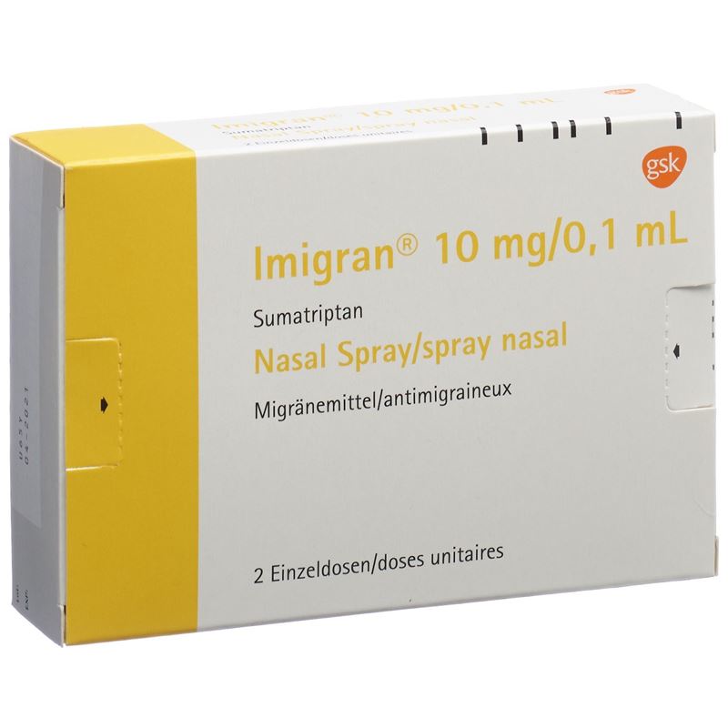 IMIGRAN Nasenspray 10 mg 2 x 1 Dos