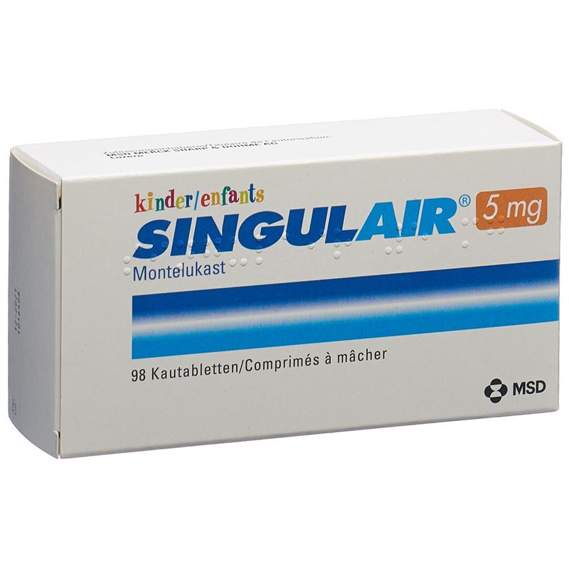 SINGULAIR Kautabl 5 mg Kind 98 Stk