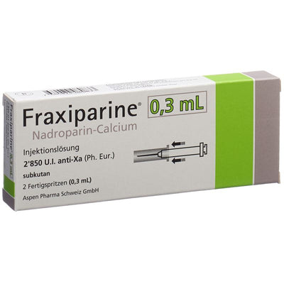 FRAXIPARINE 0.3 ml Inj Lös 2 Fertspr 0.3 ml