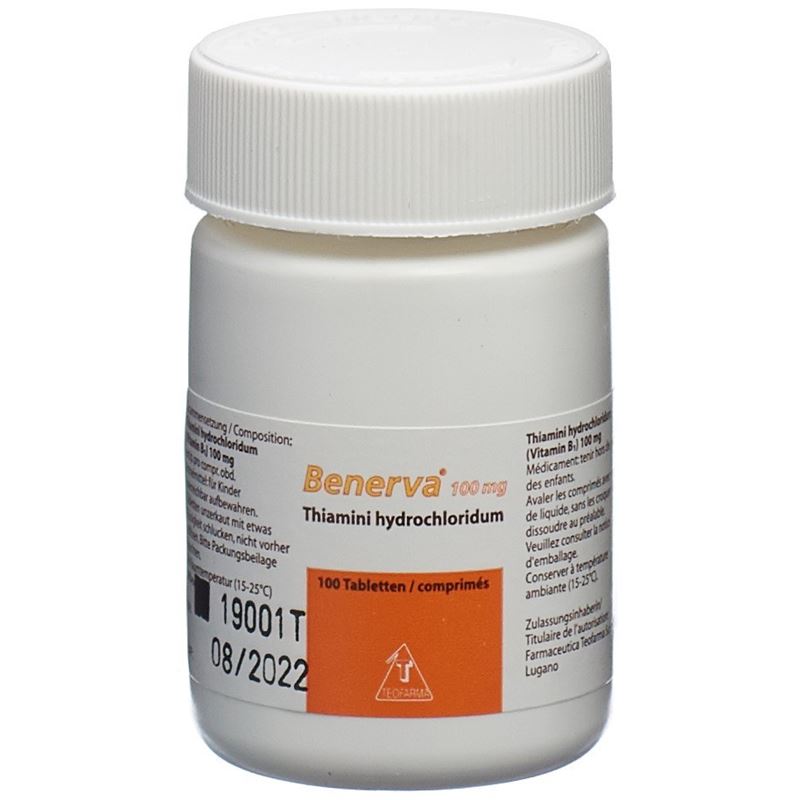 BENERVA Tabl 100 mg 100 Stk - CONTENTFRONT