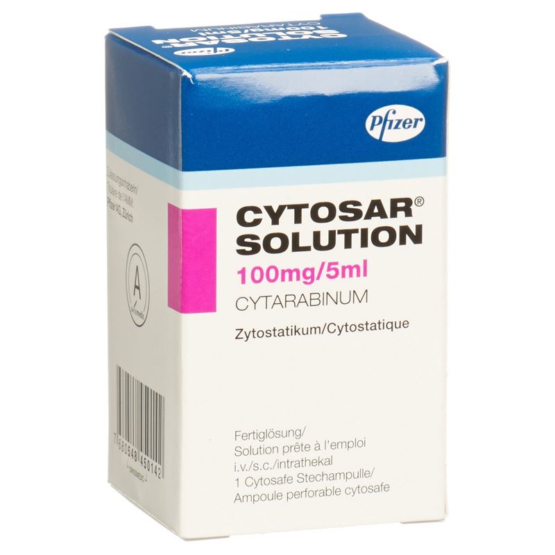 CYTOSAR Solution Inj Lös 100 mg/5ml Onco-Tain 5 ml