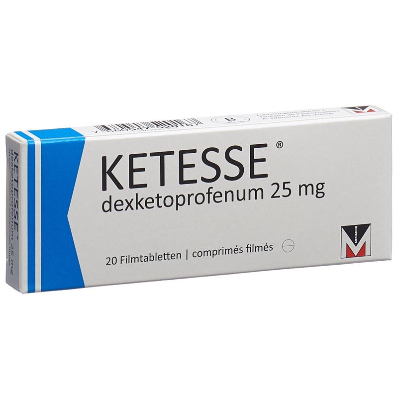 KETESSE Filmtabl 25 mg 20 Stk