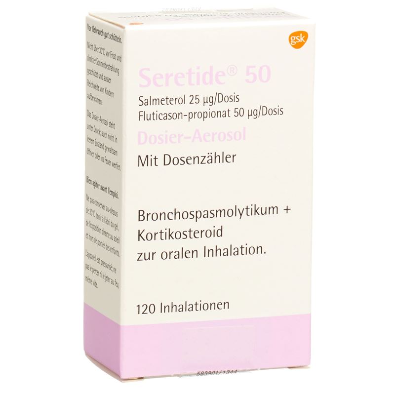 SERETIDE 50 Dosieraeros 120 Dos