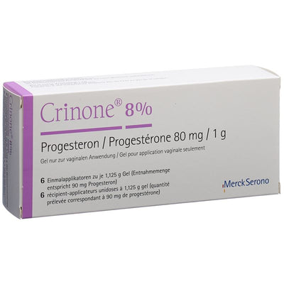 CRINONE Vag Gel 8 % 6 Monodos 1.125 g