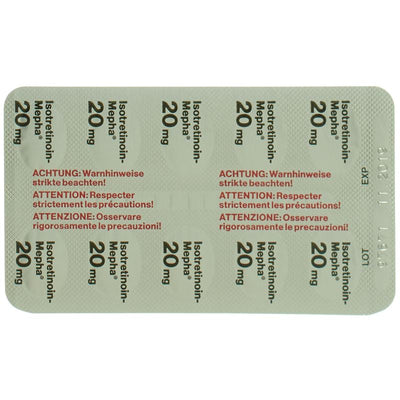 ISOTRETINOIN Mepha Solucaps 20 mg 100 Stk - CONTENTBACK