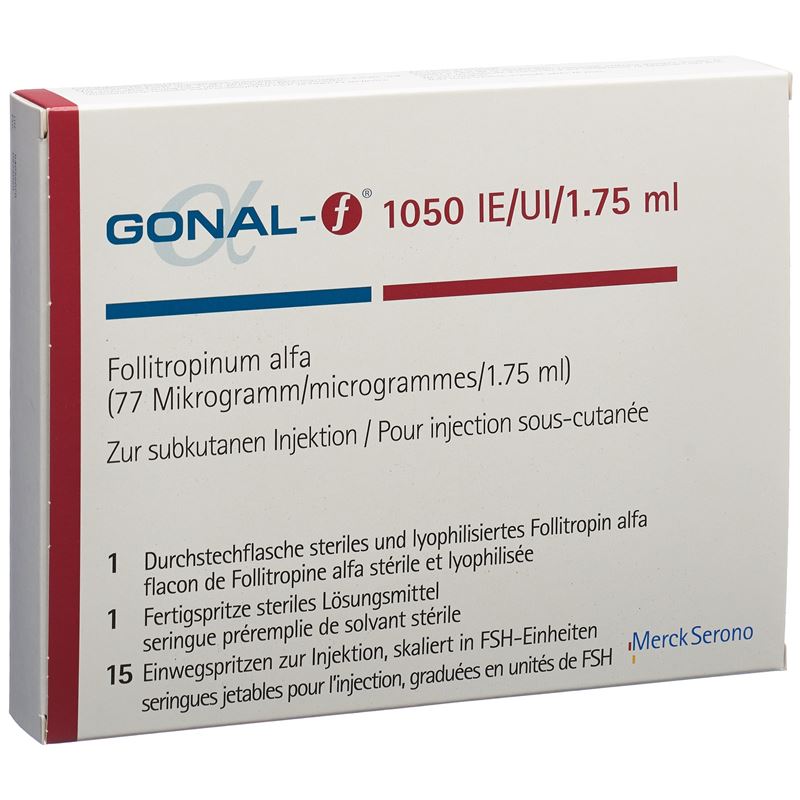 GONAL-F Trockensub 1050 IE (77 mcg) Inj kit