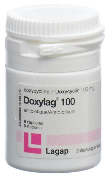 DOXYLAG Kaps 100 mg 8 Stk - CONTENTFRONT