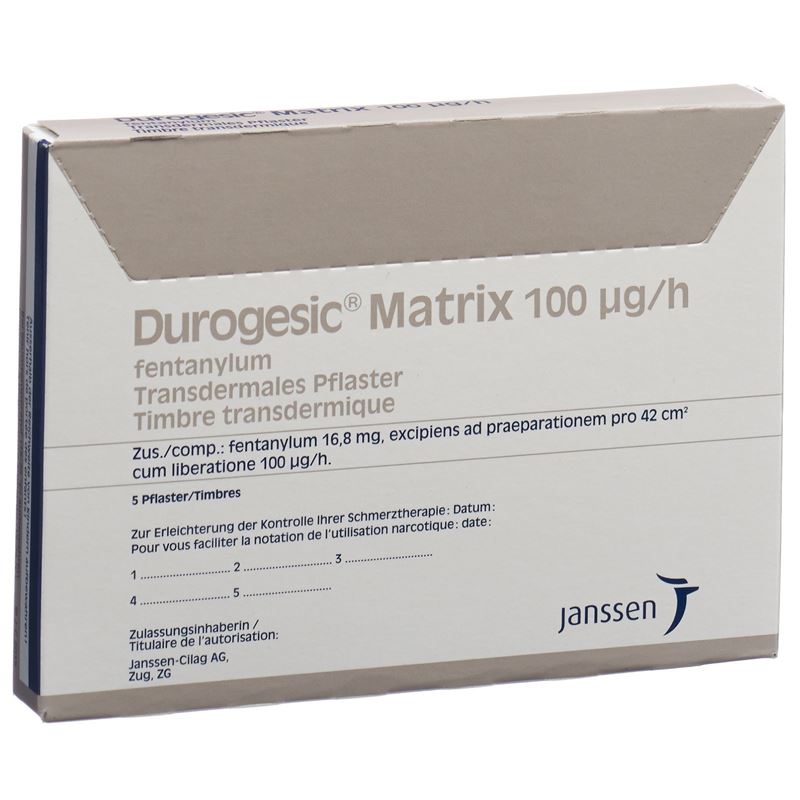 DUROGESIC Matrixpfl 100 mcg/h Btl 5 Stk