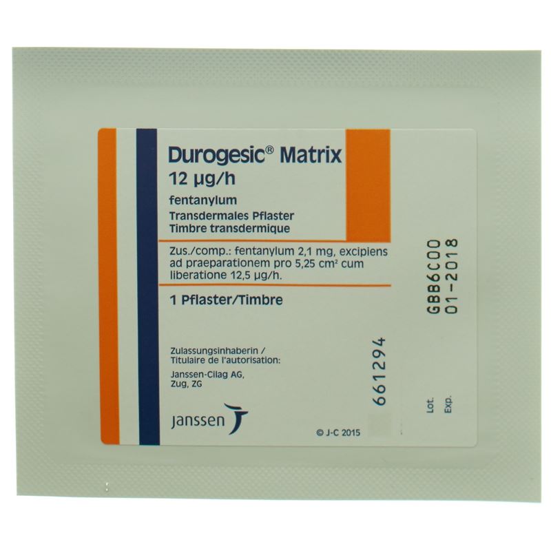 DUROGESIC Matrixpfl 12 mcg/h 5 Stk - CONTENTFRONT