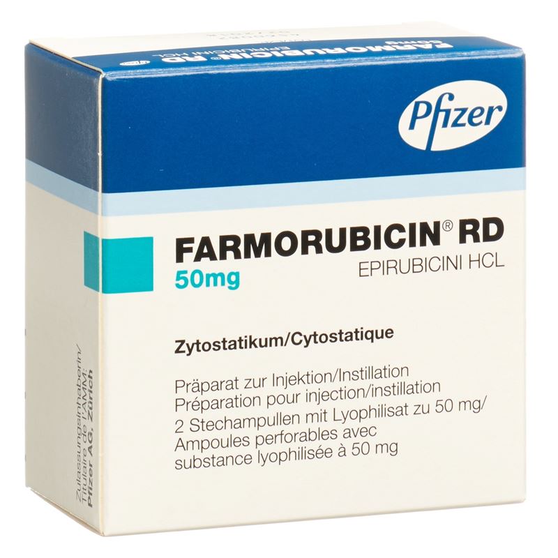 FARMORUBICIN RD Trockensub 50 mg Amp 2 Stk