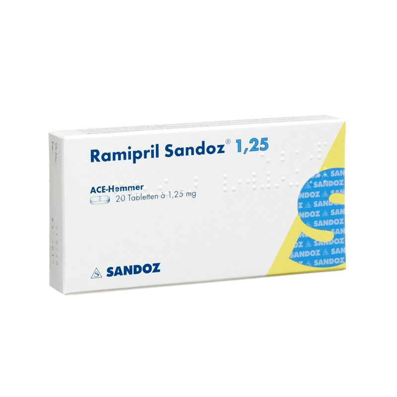 RAMIPRIL Sandoz Tabl 1.25 mg 20 Stk