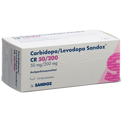 CARBIDO/LEVODO Sandoz CR Ret Tabl 50/200mg 100 Stk