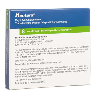 KENTERA Matrixpfl 3.9 mg/24h 8 Stk