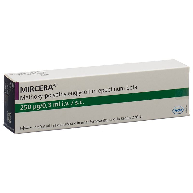 MIRCERA Inj Lös 250 mcg/0.3 ml Fertspr
