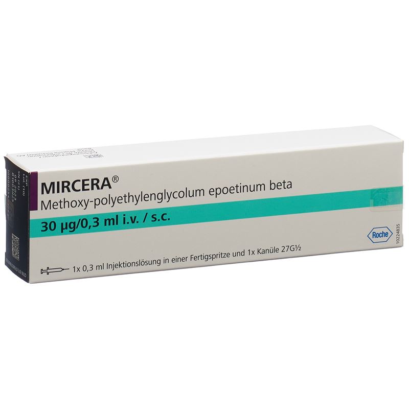 MIRCERA Inj Lös 30 mcg/0.3 ml Fertspr