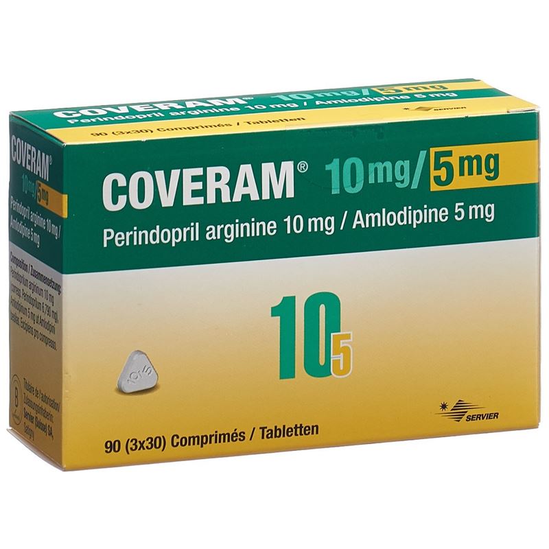 COVERAM Tabl 10/5 mg Ds 90 Stk