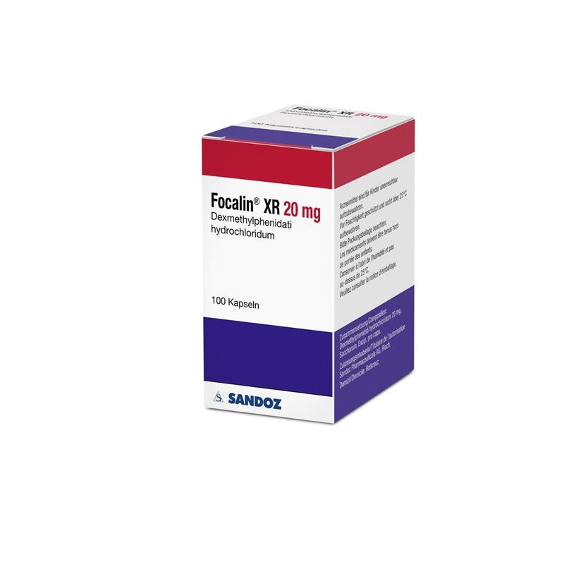 FOCALIN XR Ret Kaps 20 mg Ds 100 Stk